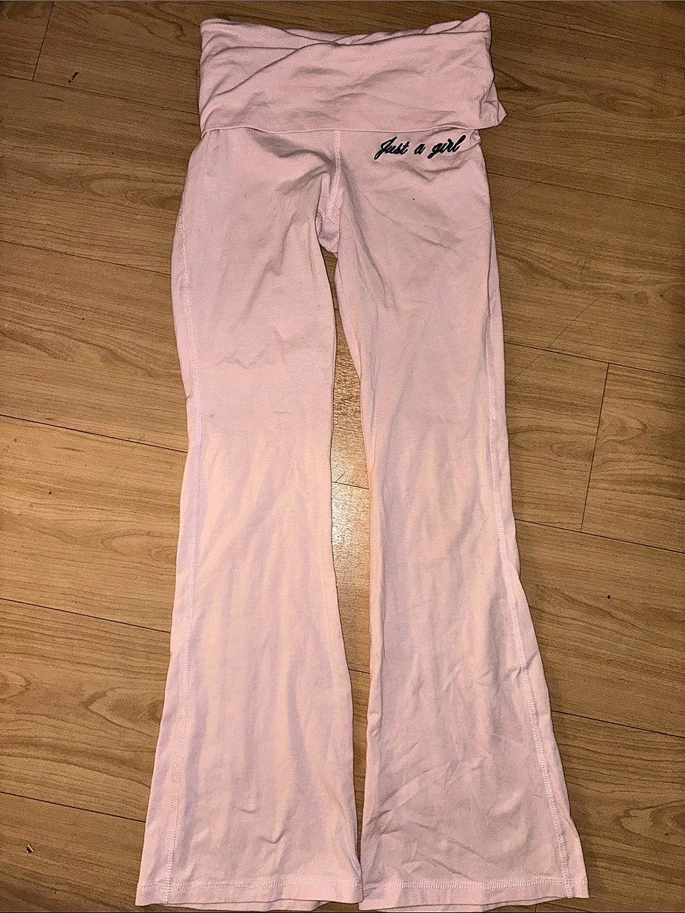 Pink Flare Pants